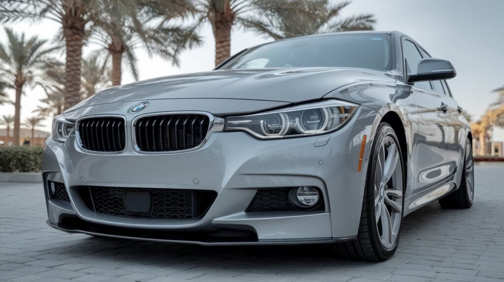 Dubai BMW 335i Bumper Replacement with Original Parts