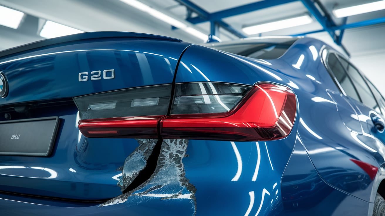 BMW rear bumper installation service