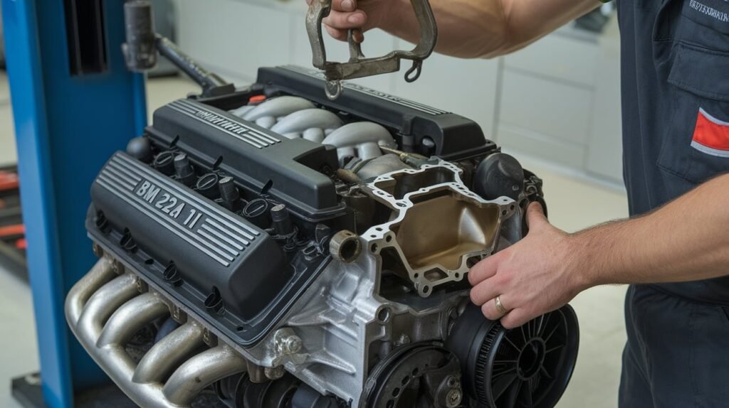 BMW 320i oil and coolant mixing