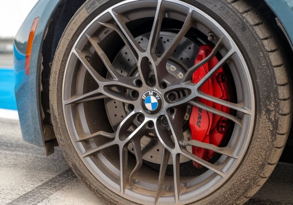 BMW M3 brake pad wear sensor