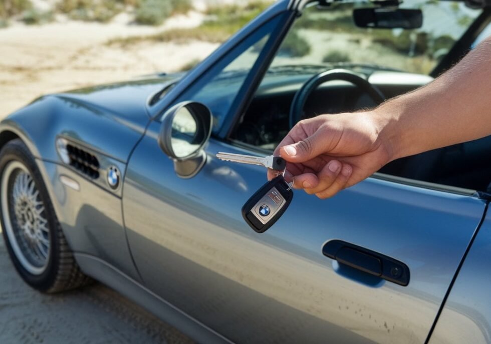 BMW Z3 key blade cutting