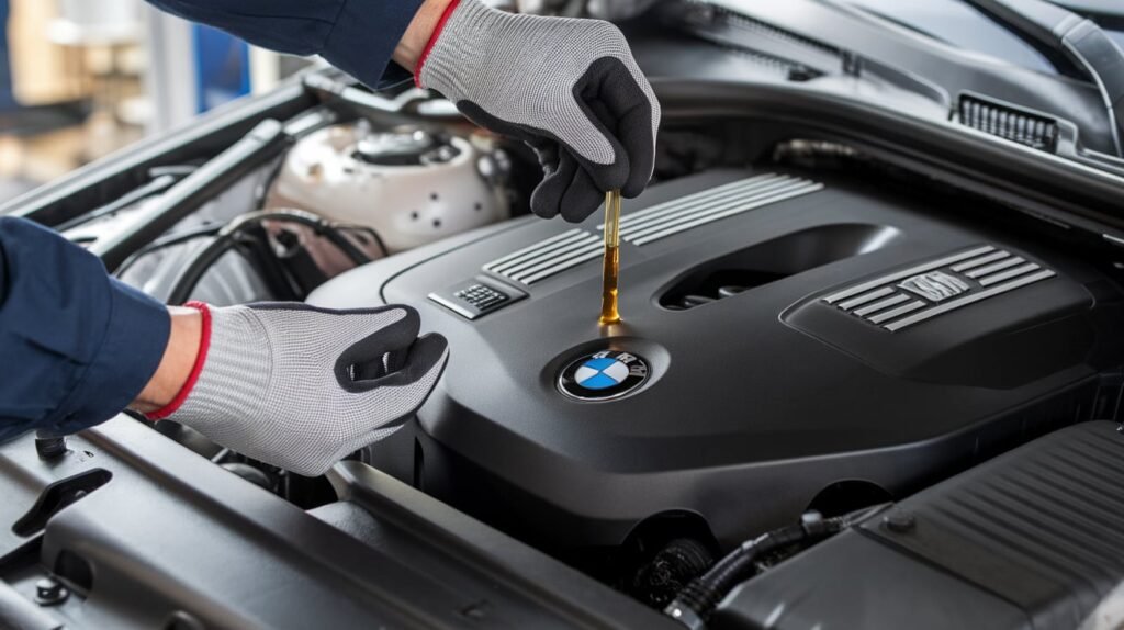 BMW 128i Oil Change Service IN Dubai
