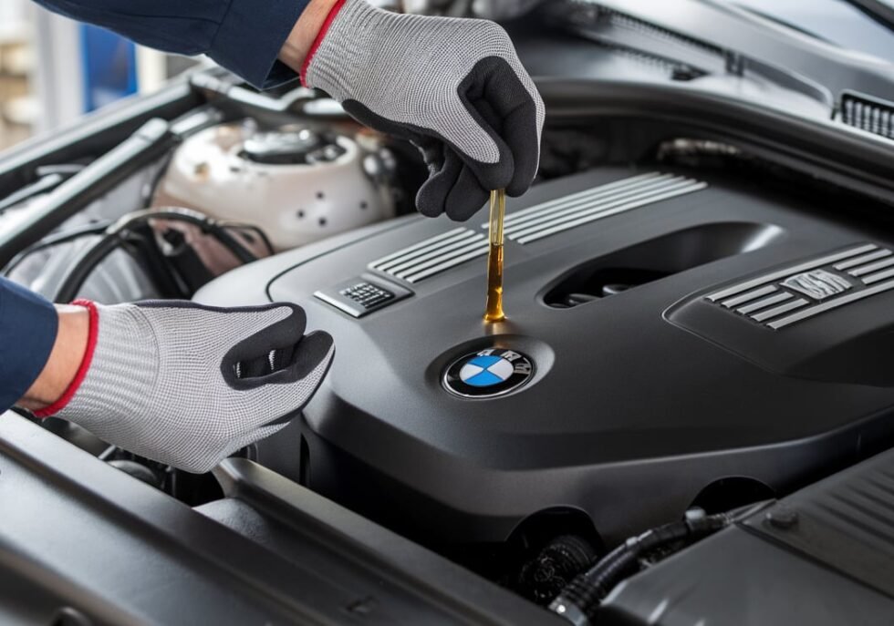 BMW 128i Oil Change Service IN Dubai