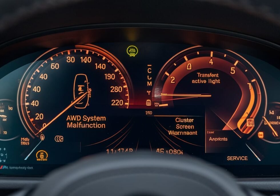 BMW X3 transfer case failure symptoms