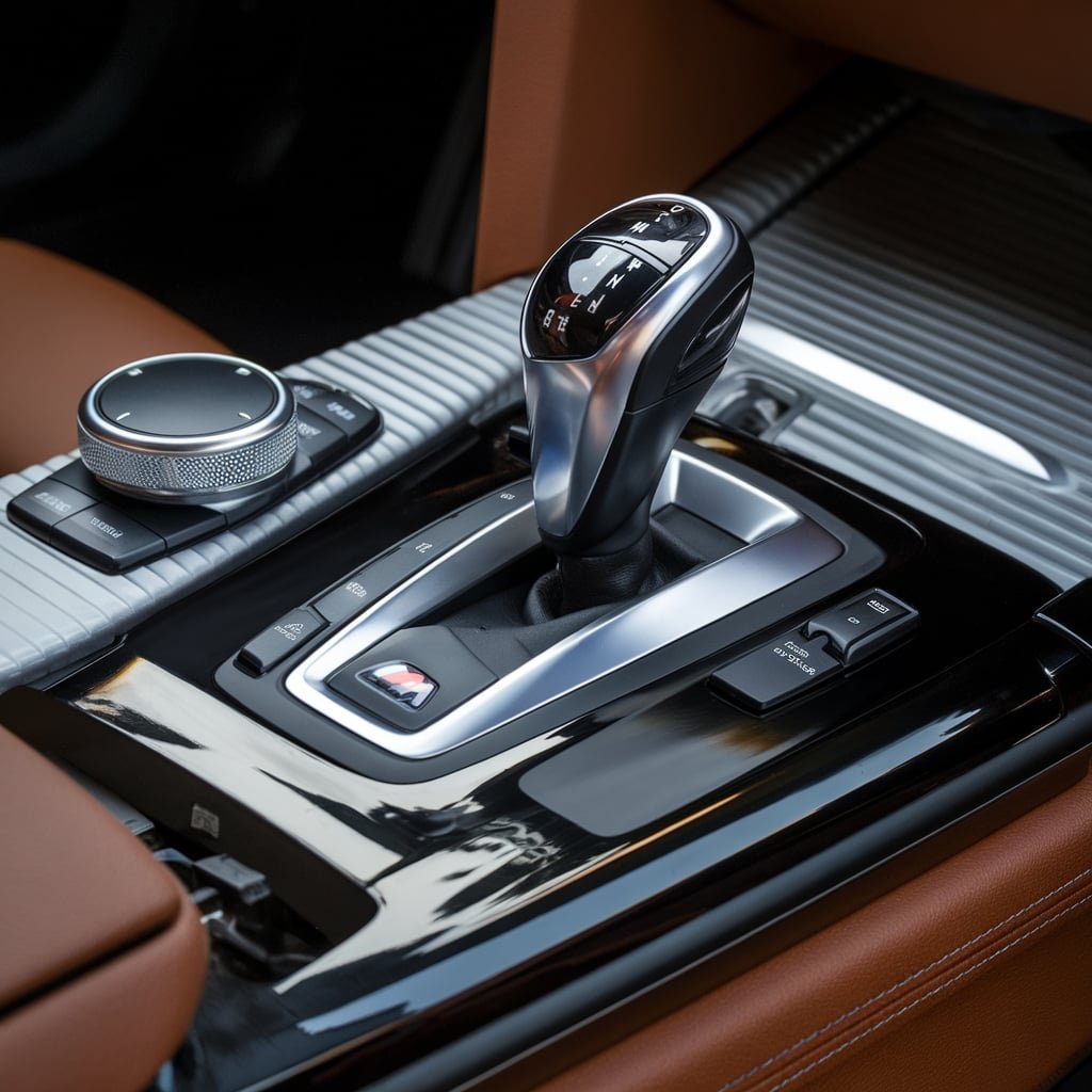 Technician diagnosing BMW 3 Series fault