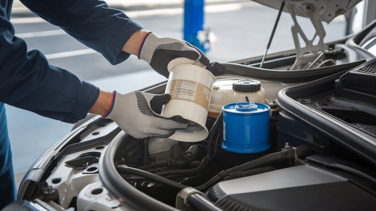 BMW 3 Series oil filter service