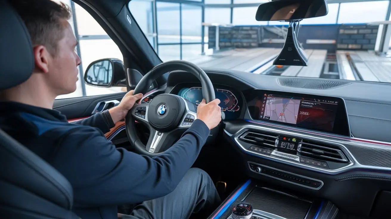 BMW diagnostic road test after 1 Series service