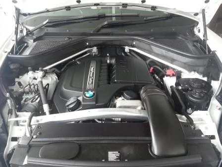 BMW N55 engine installed in an X6 engine compartment