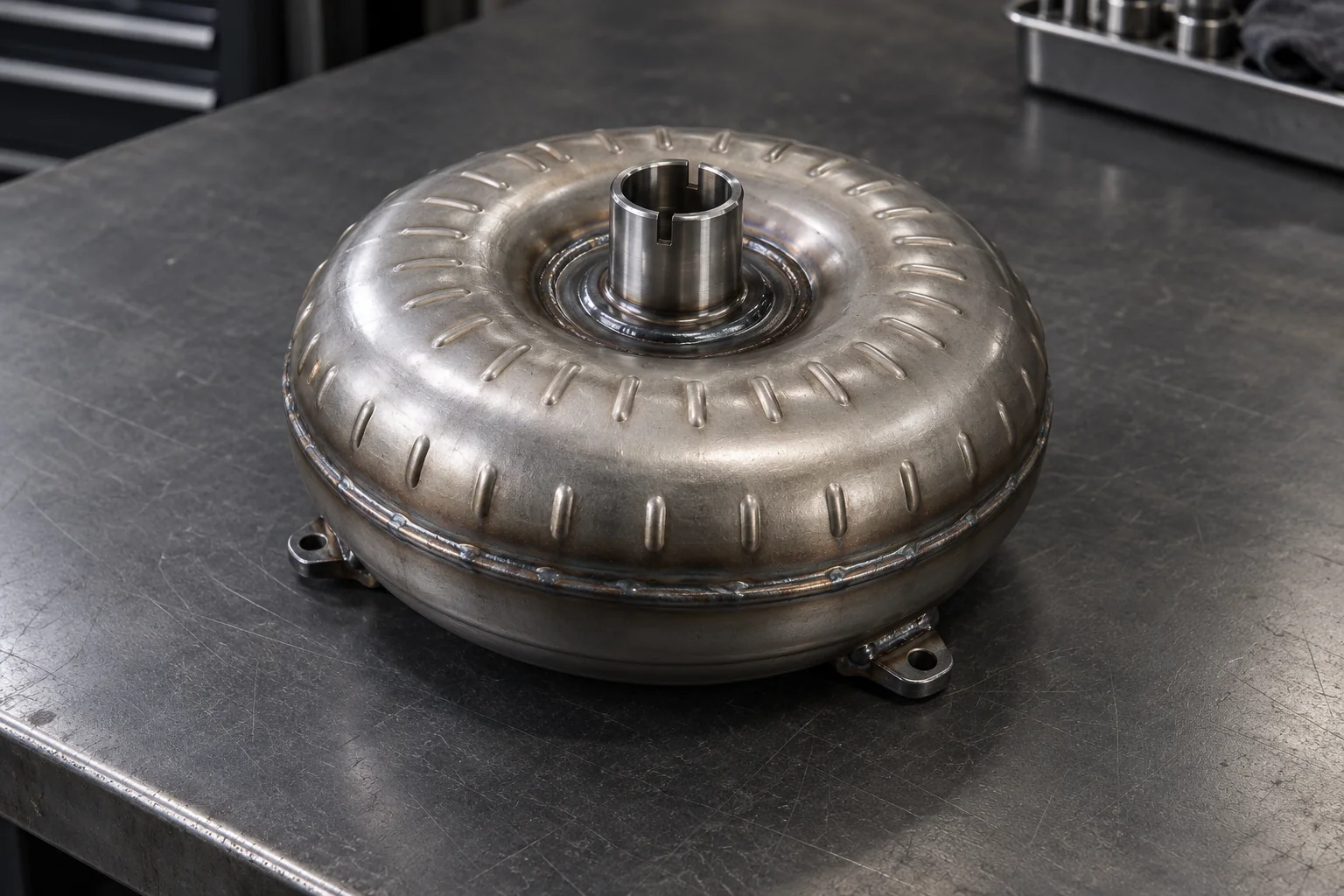 Illustration of a sealed automatic transmission torque converter