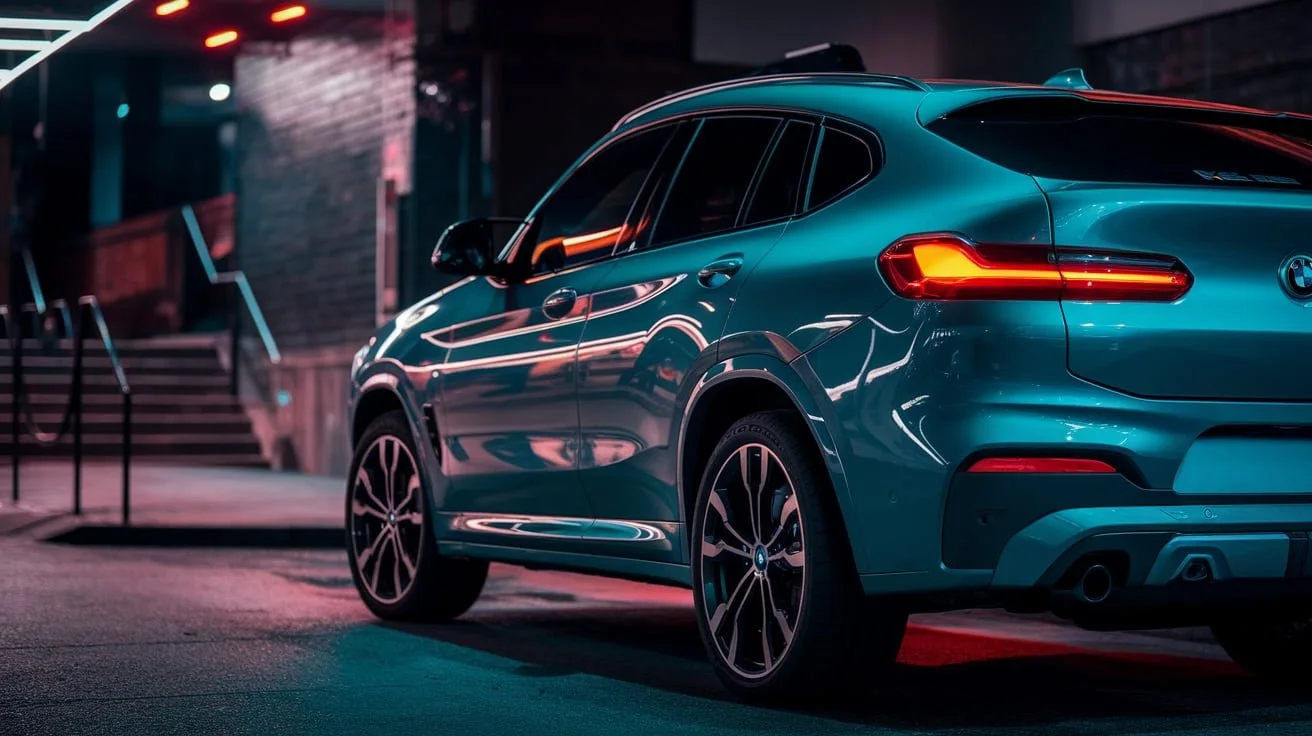 BMW X4 rear body, lights and tailgate